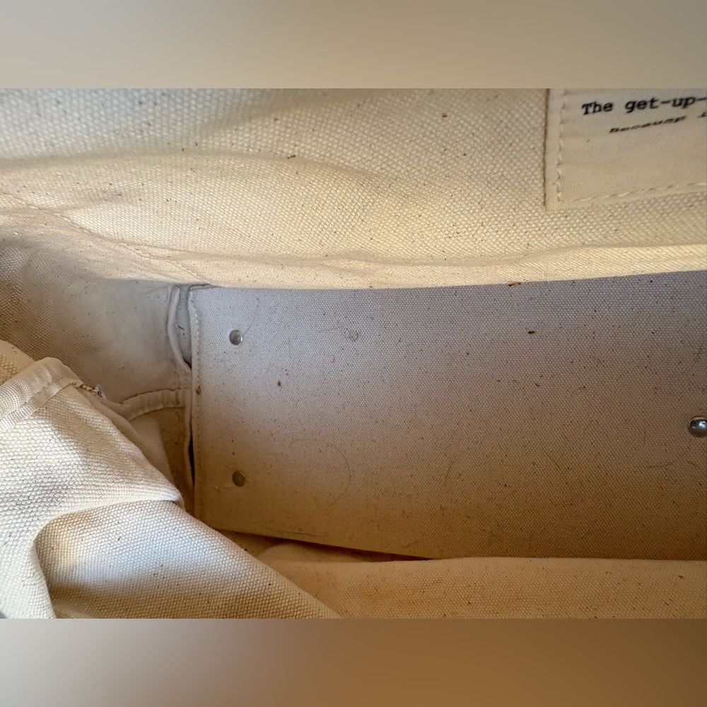 Line of Trade Weekender Bag - Off-White/Brown - Picture 9 of 13